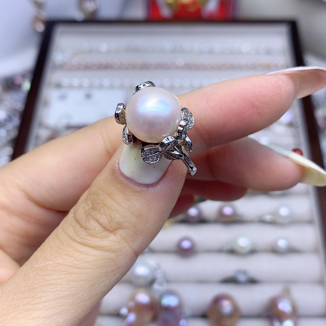 【闪购商品】海水珍珠颈饰银S925镶嵌