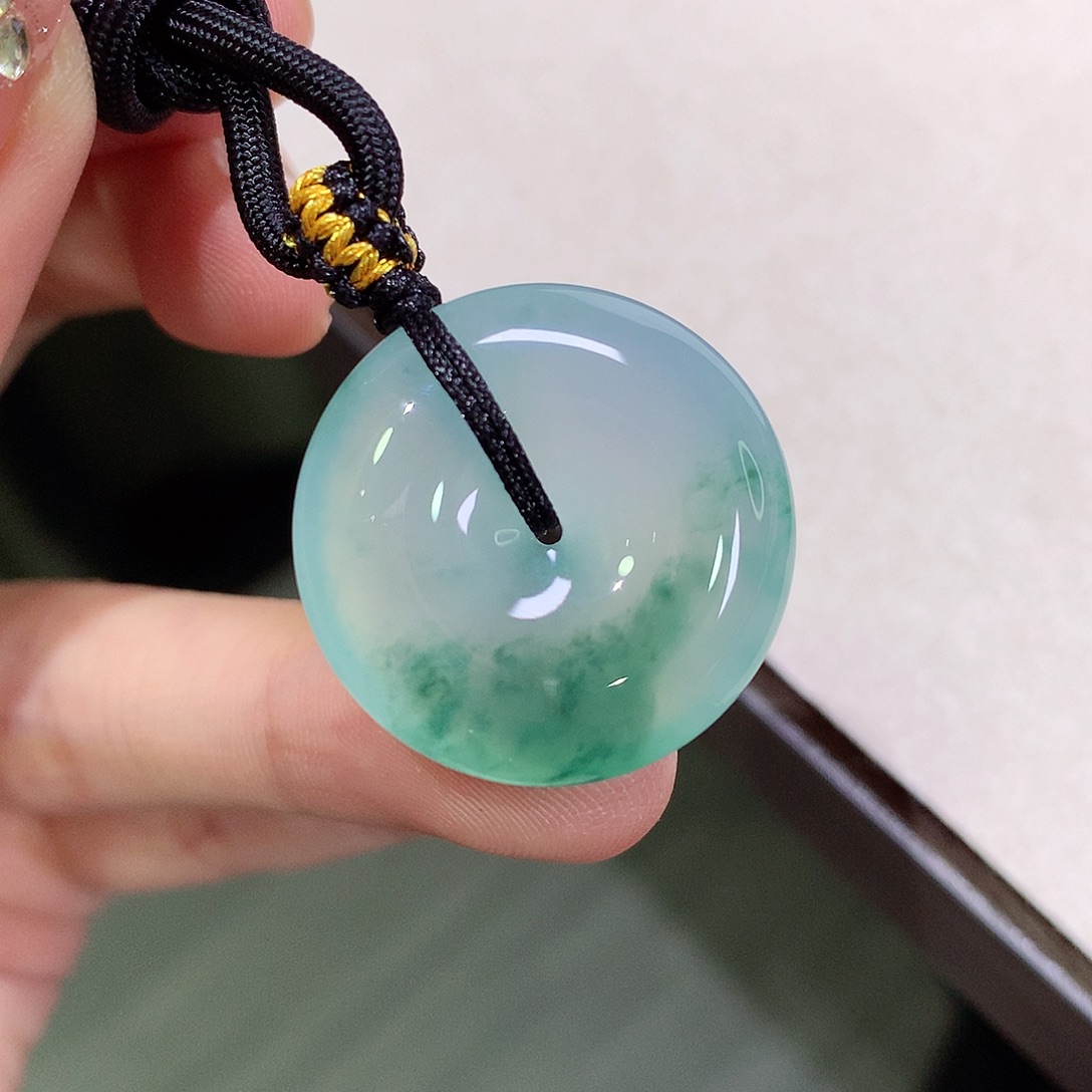 翡翠未镶嵌颈饰24-6