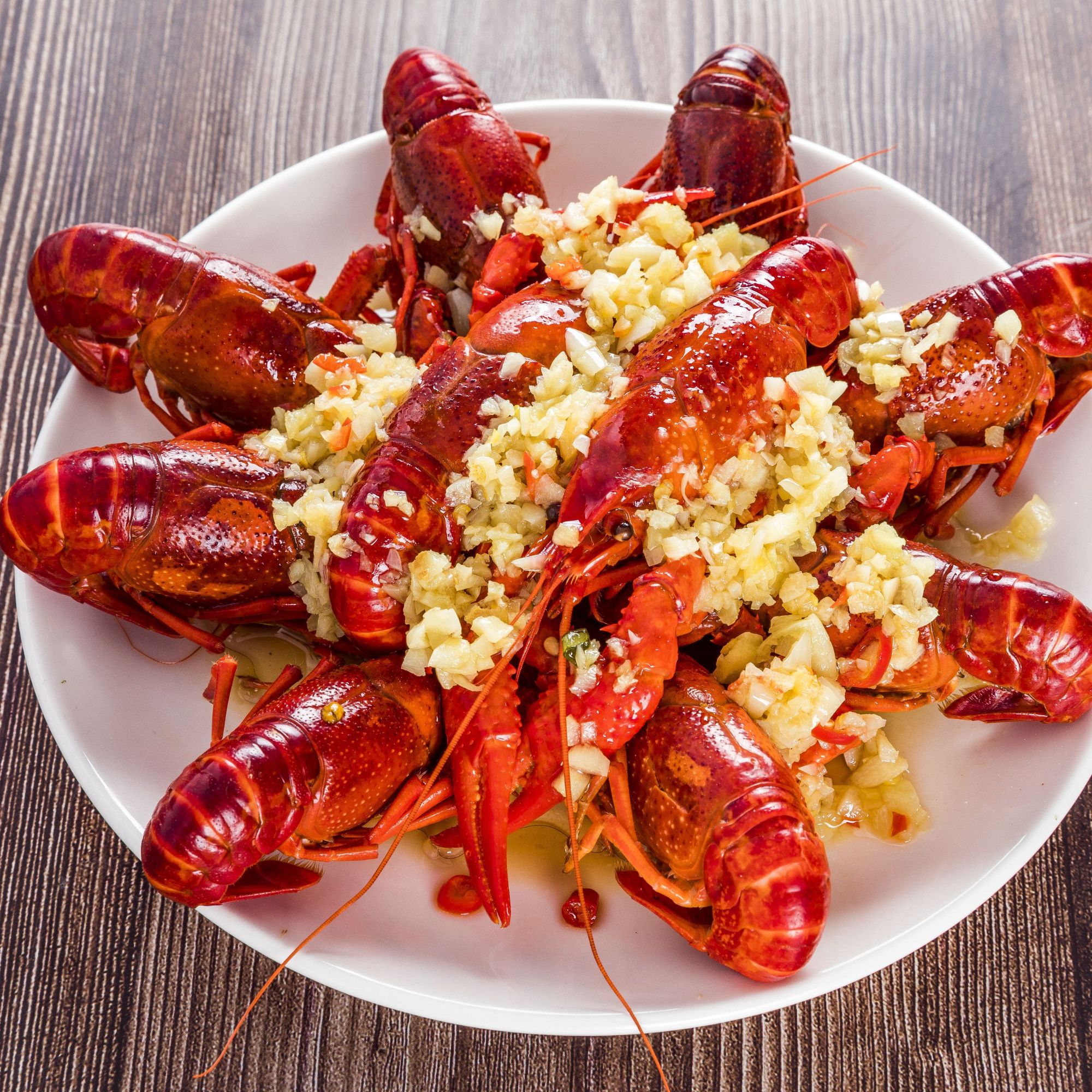 【熟】蒜蓉小龙虾3斤（55-60只)