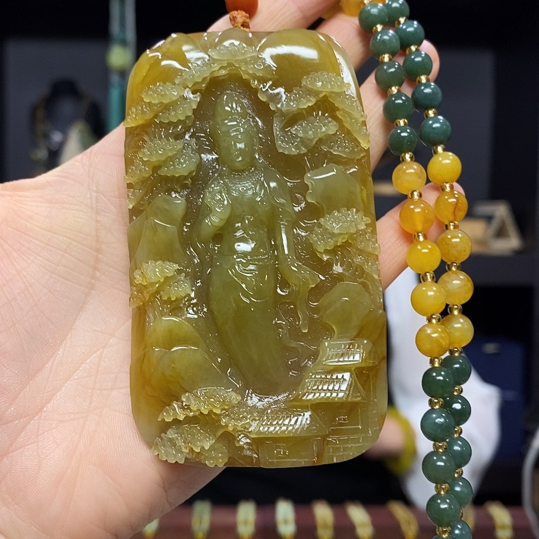 岫玉挂件吊坠未镶嵌用****7