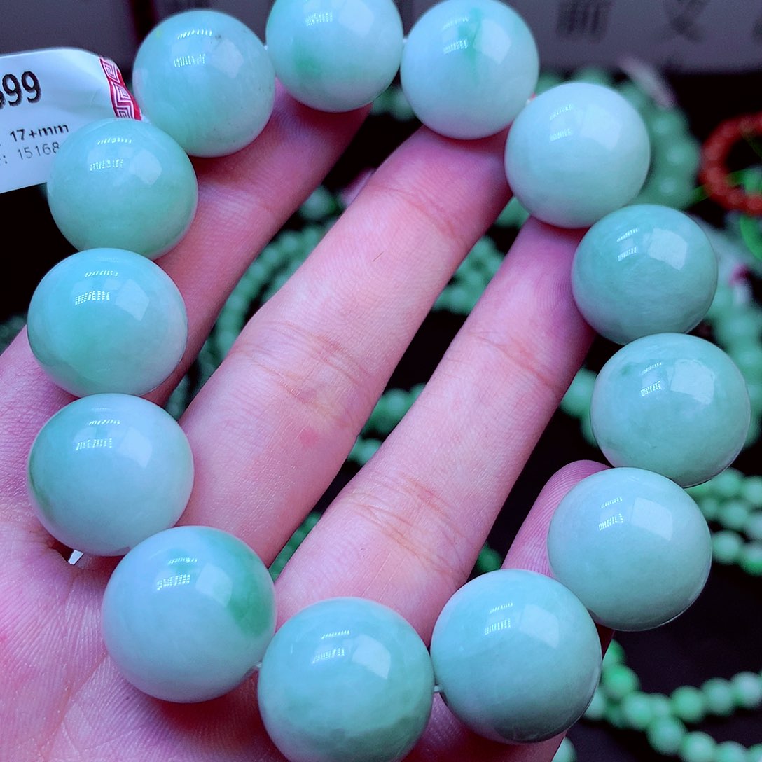 翡翠未镶嵌毛衣链