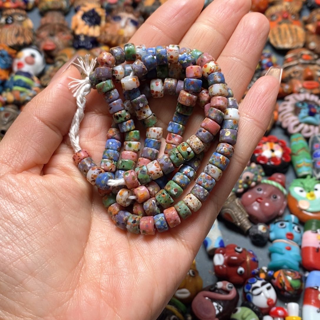 琉璃颈饰印度尼西亚链子