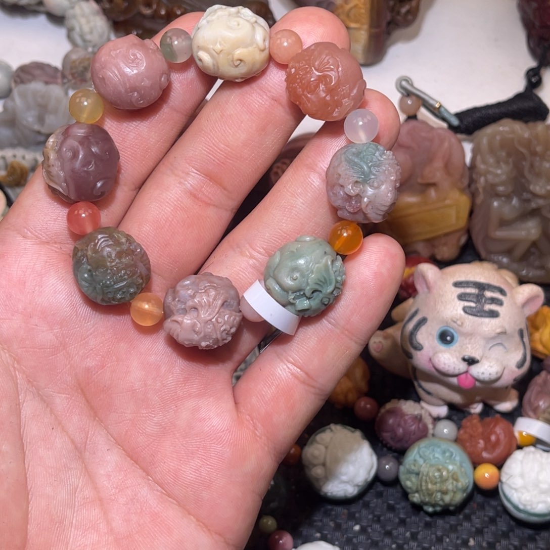 未镶嵌手串石英质玉