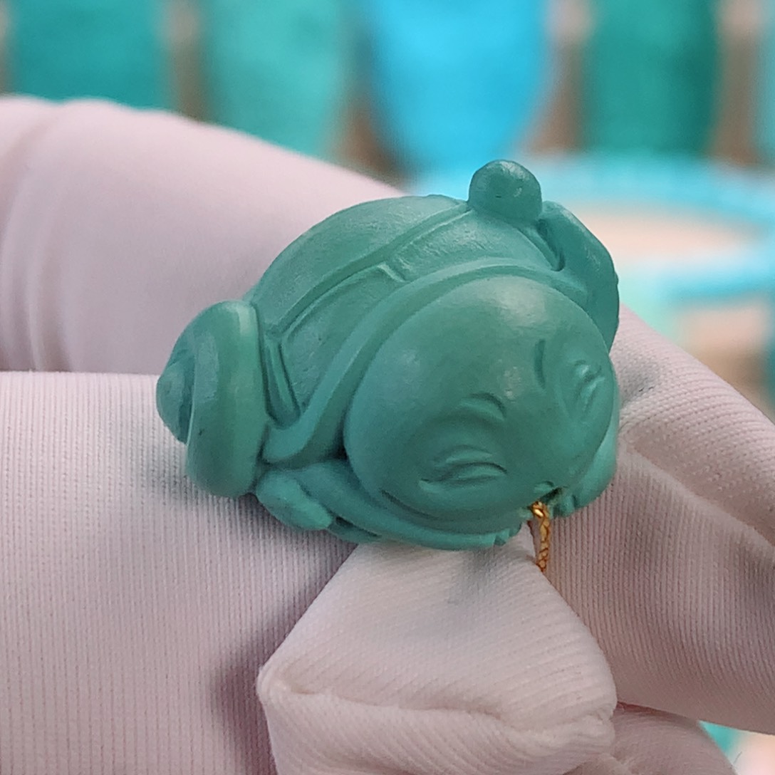 绿松石挂件未镶嵌