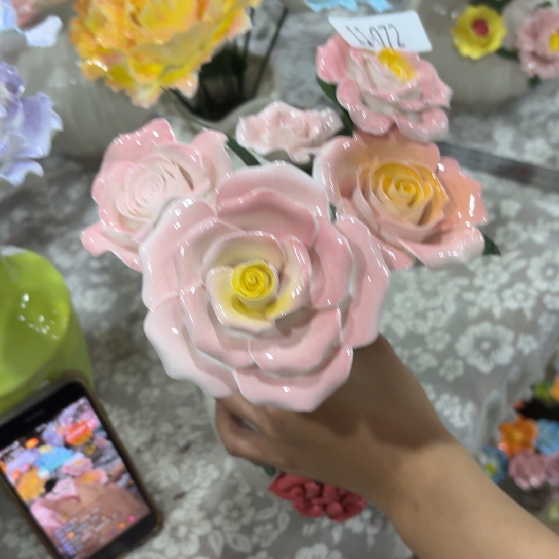 陶瓷花，20元发货，退款拉黑1172