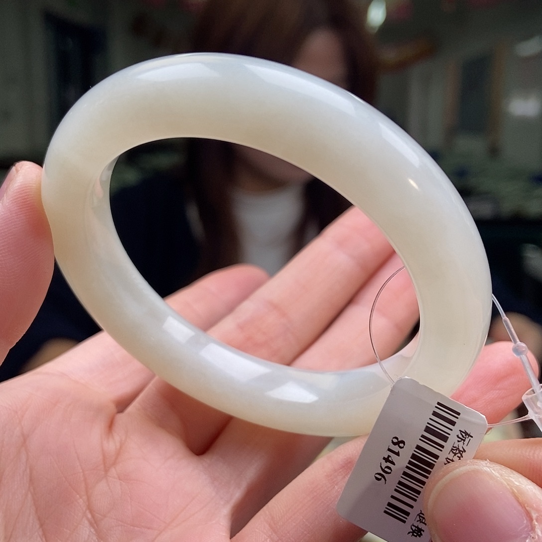 和田玉手镯未镶嵌55 56