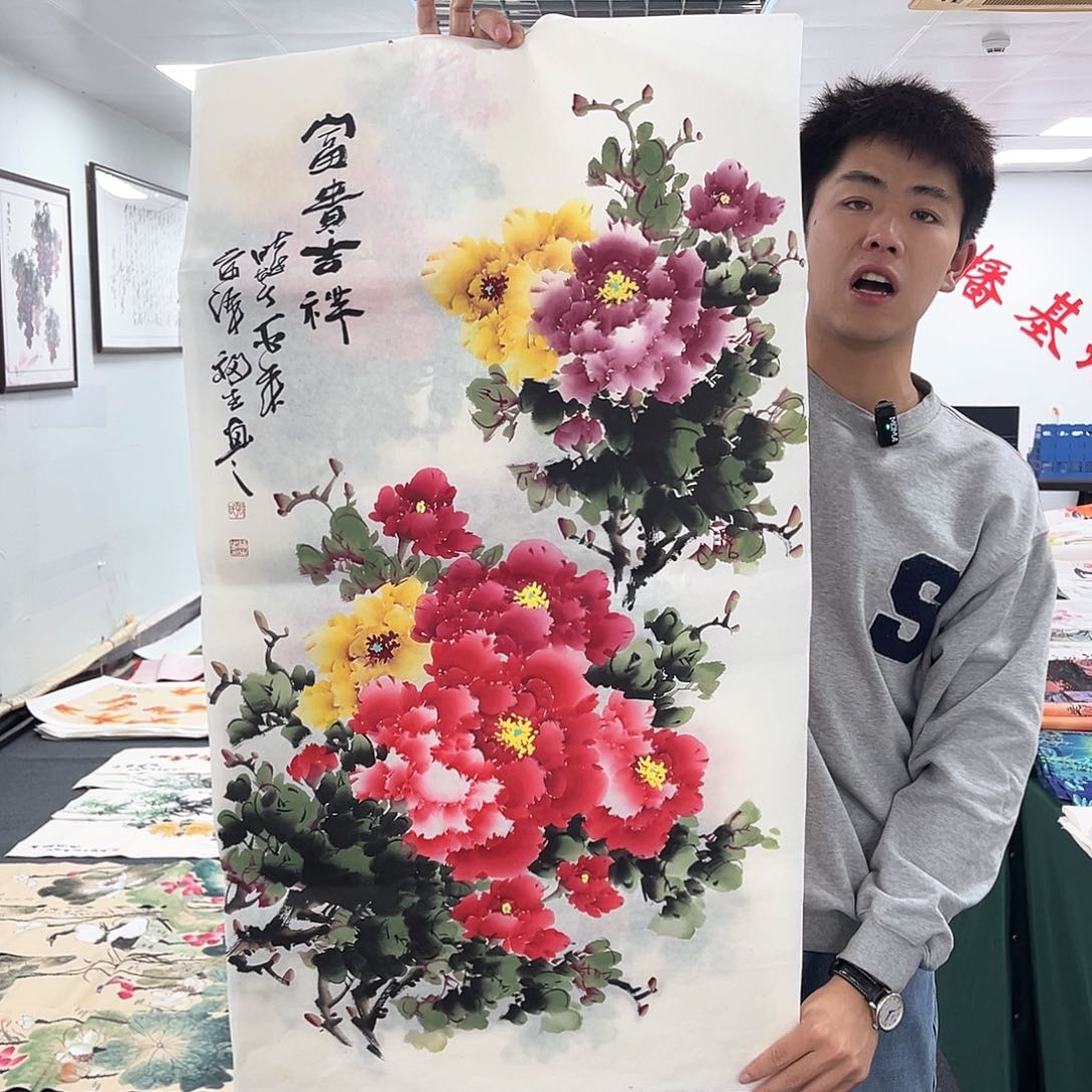 国画宣纸国画纯手绘作品