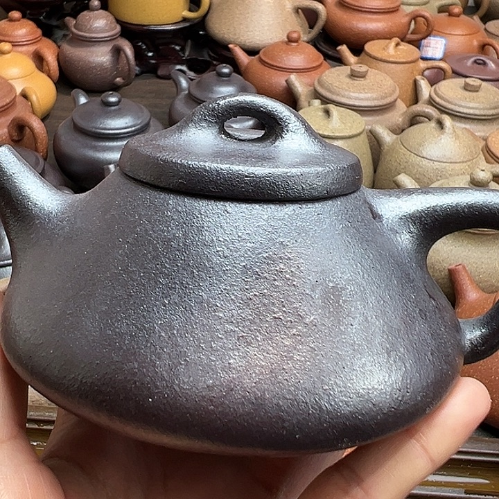 百***道茶壶紫砂子冶石黄