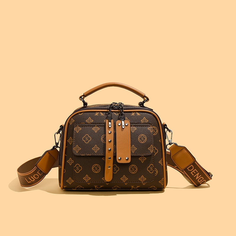 2025新款时尚气质手提包洋气百搭单肩斜挎包通勤包包轻奢复古女包