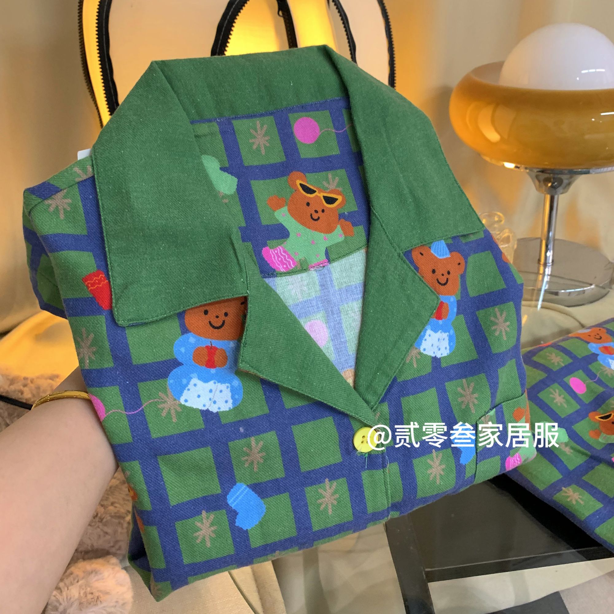 【一路绿灯】蛇年春夏居家可爱少女韩版睡衣女卡通学生可外穿家居服