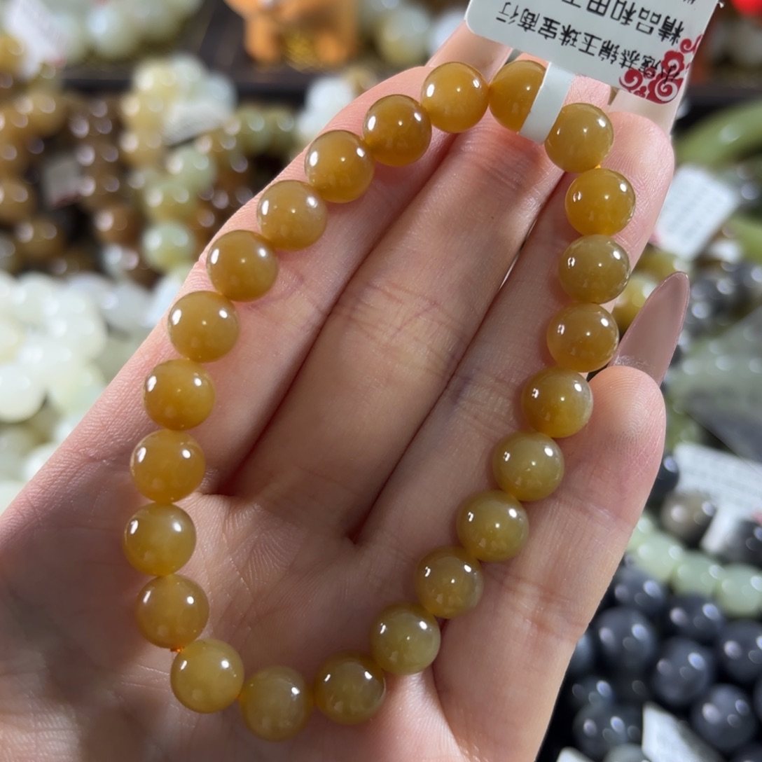 s***n和田玉未镶嵌手链拍三发一 162