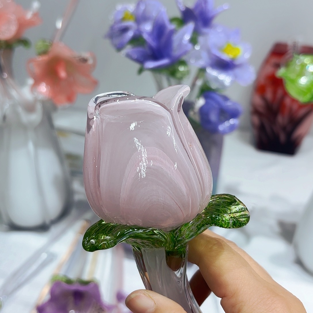 安妮家居琉璃花瓶摆件