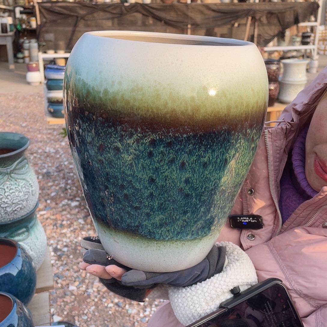 红陶王嫂花盆0204-560