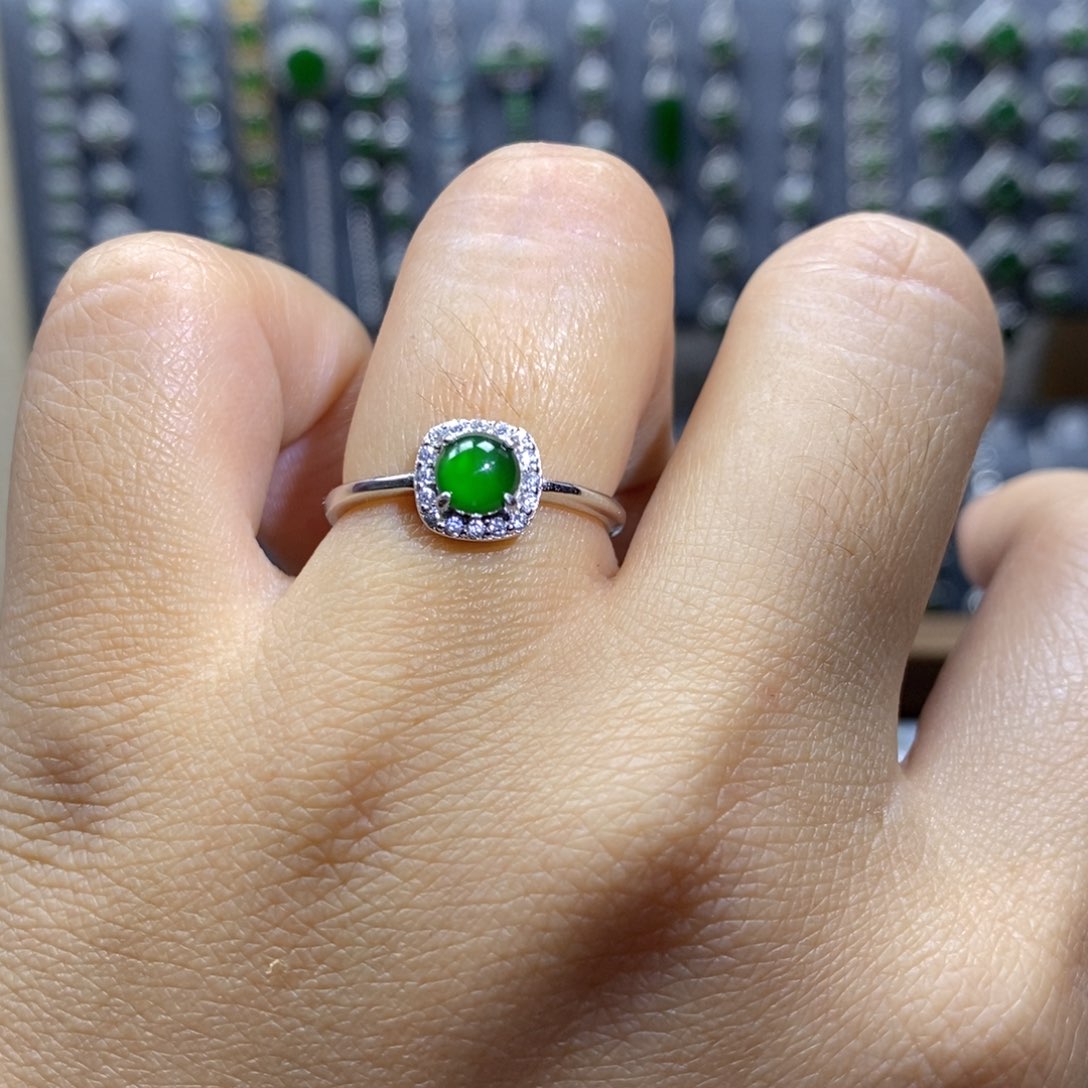 翡翠颈饰银S925镶嵌340号无证书/假一赔四