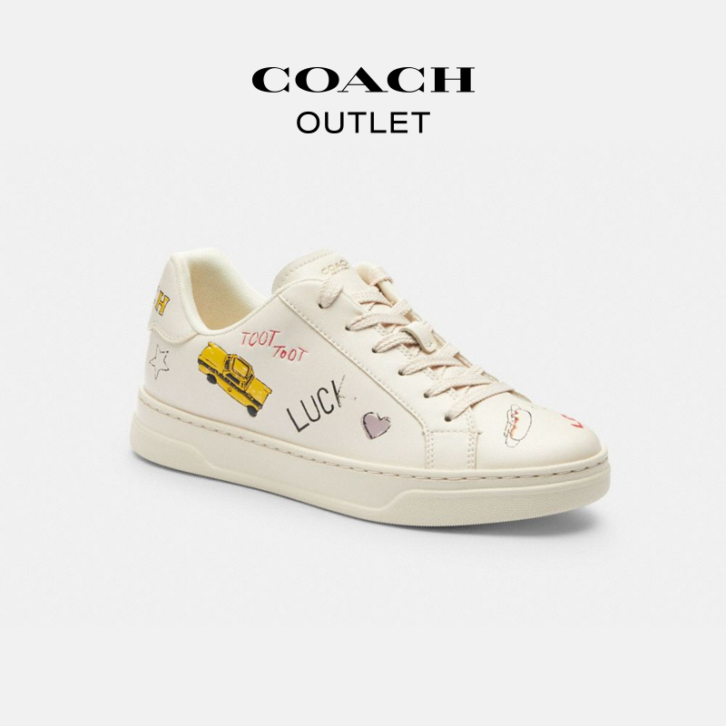 COACH/蔻驰 女士SKETCH印花HIGH LINE运动鞋 板鞋平底鞋休闲女鞋