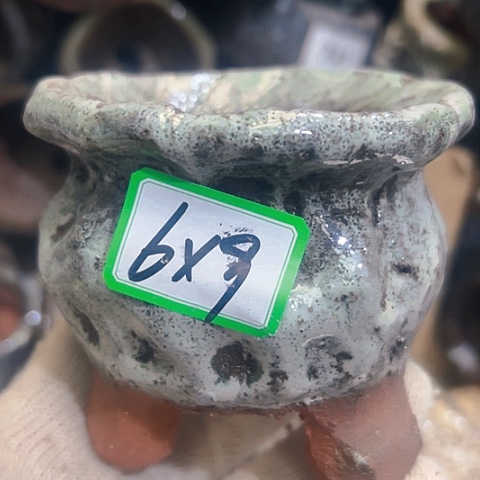 红陶粗陶花盆手工