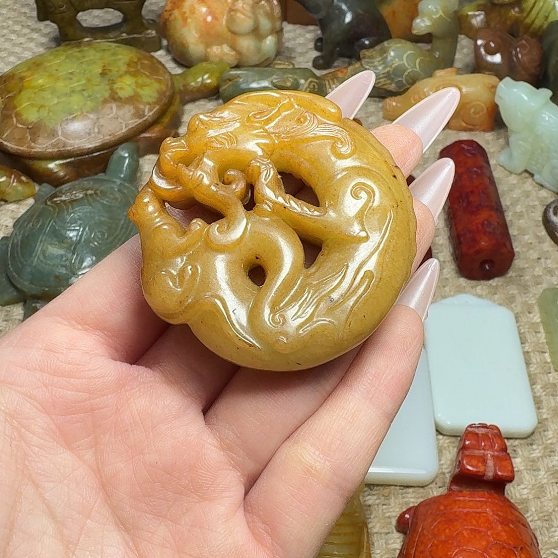 白玉菩提吊坠挂件