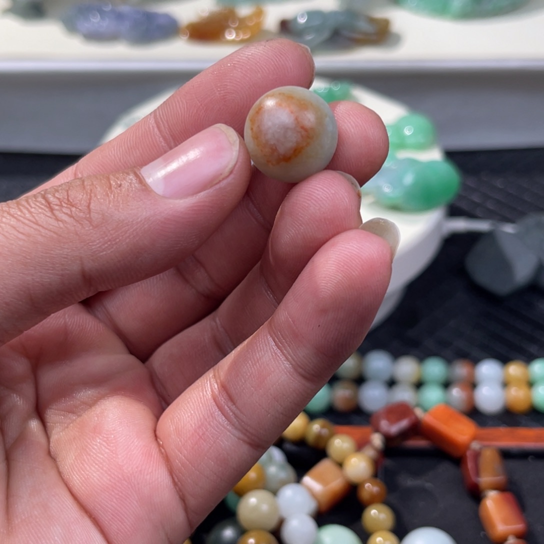 迎***@翡翠散珠大漏一珠子