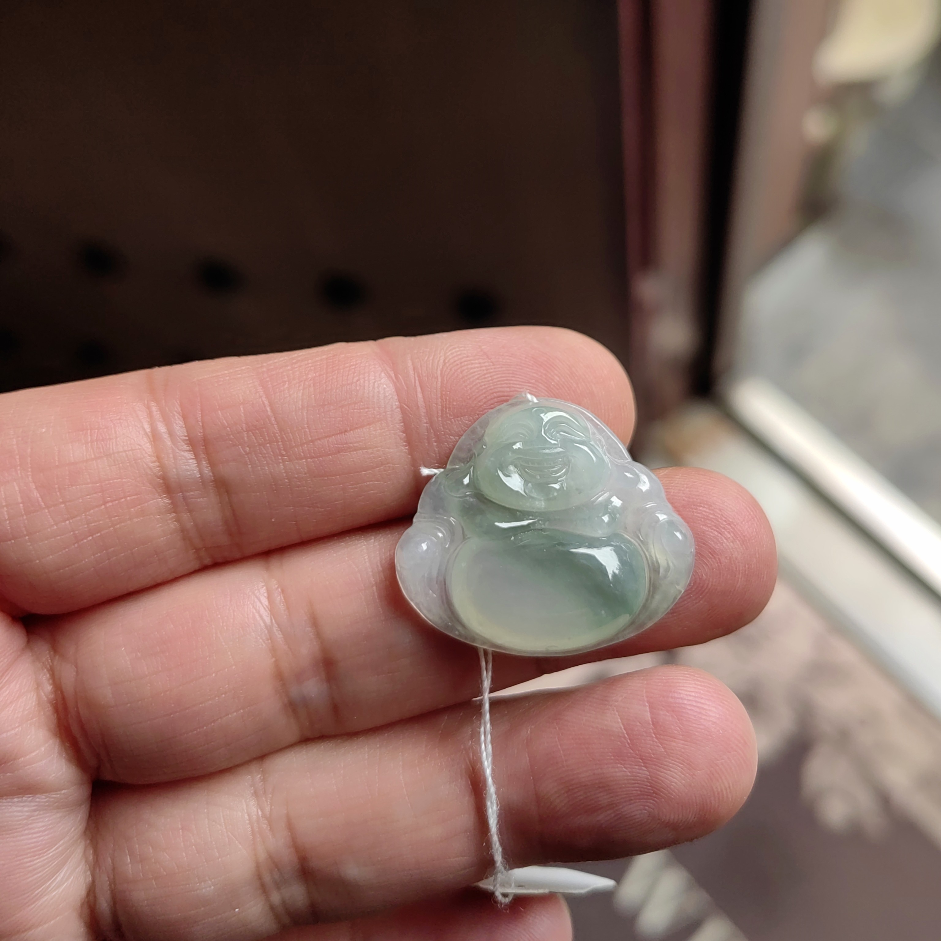 天然缅甸翡翠佛公