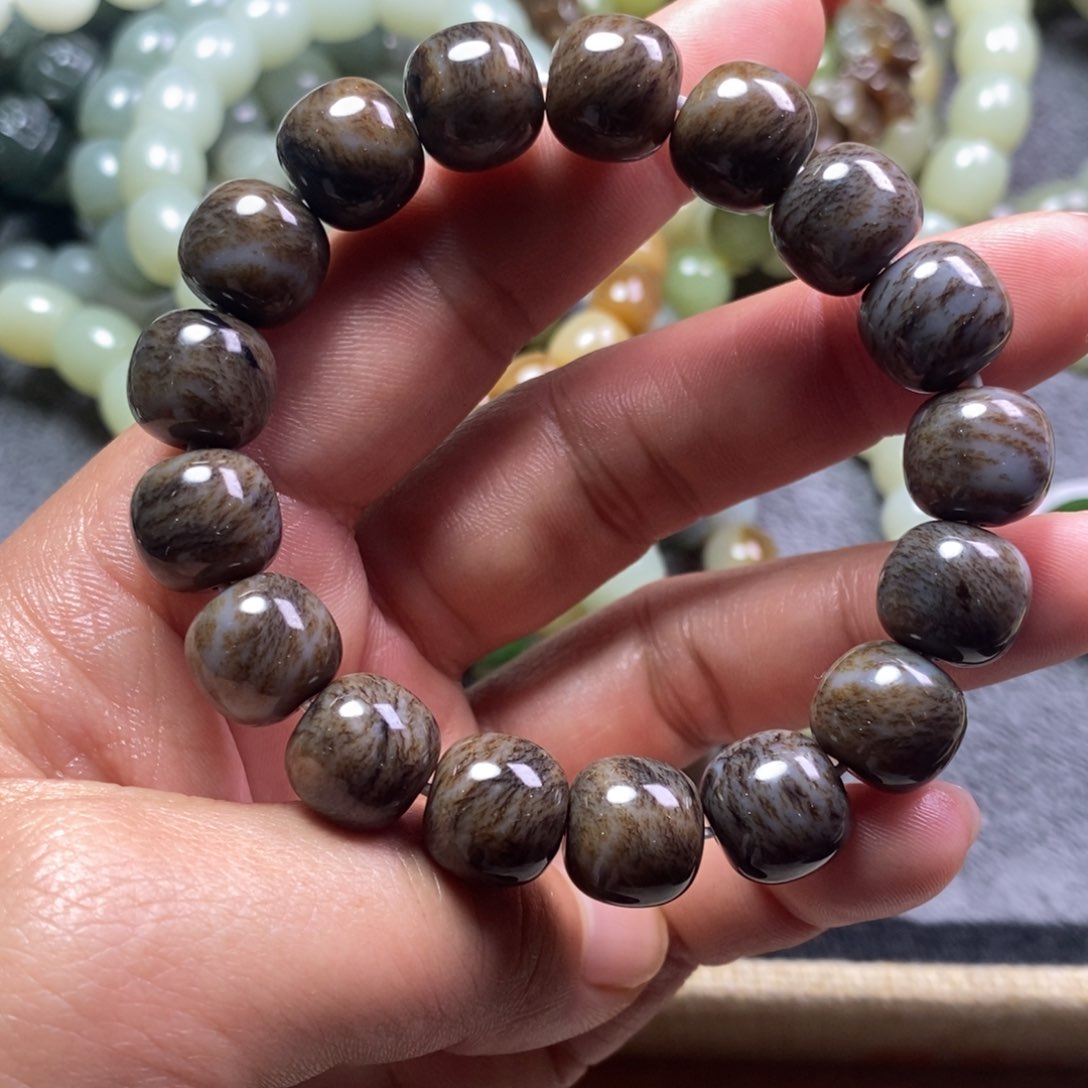 和田玉手链未镶嵌