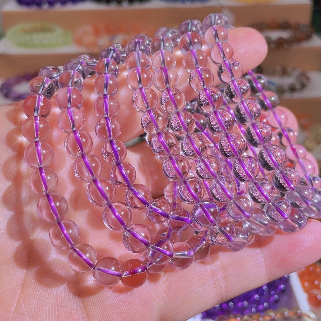 水晶手链未镶嵌玻利维亚全净体