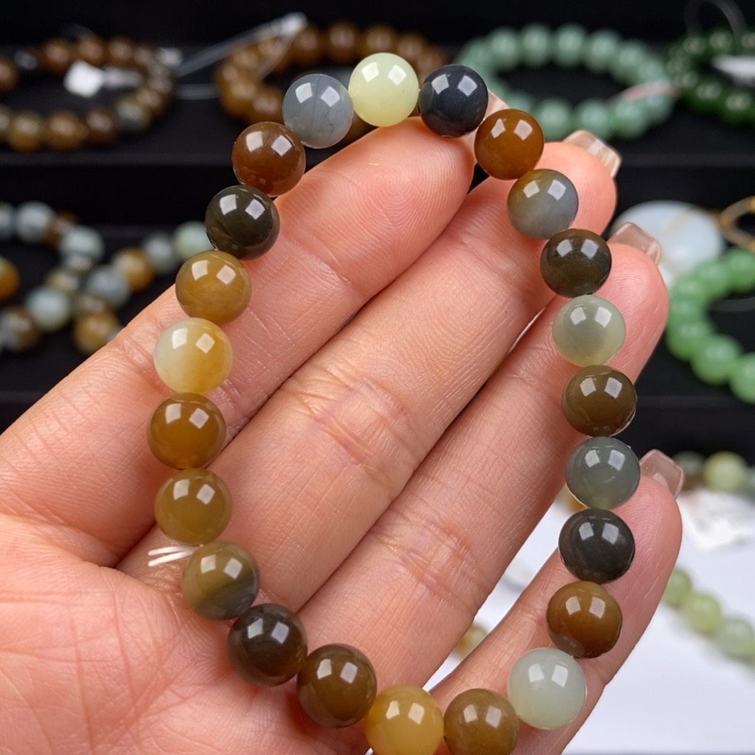 和田玉手串未镶嵌