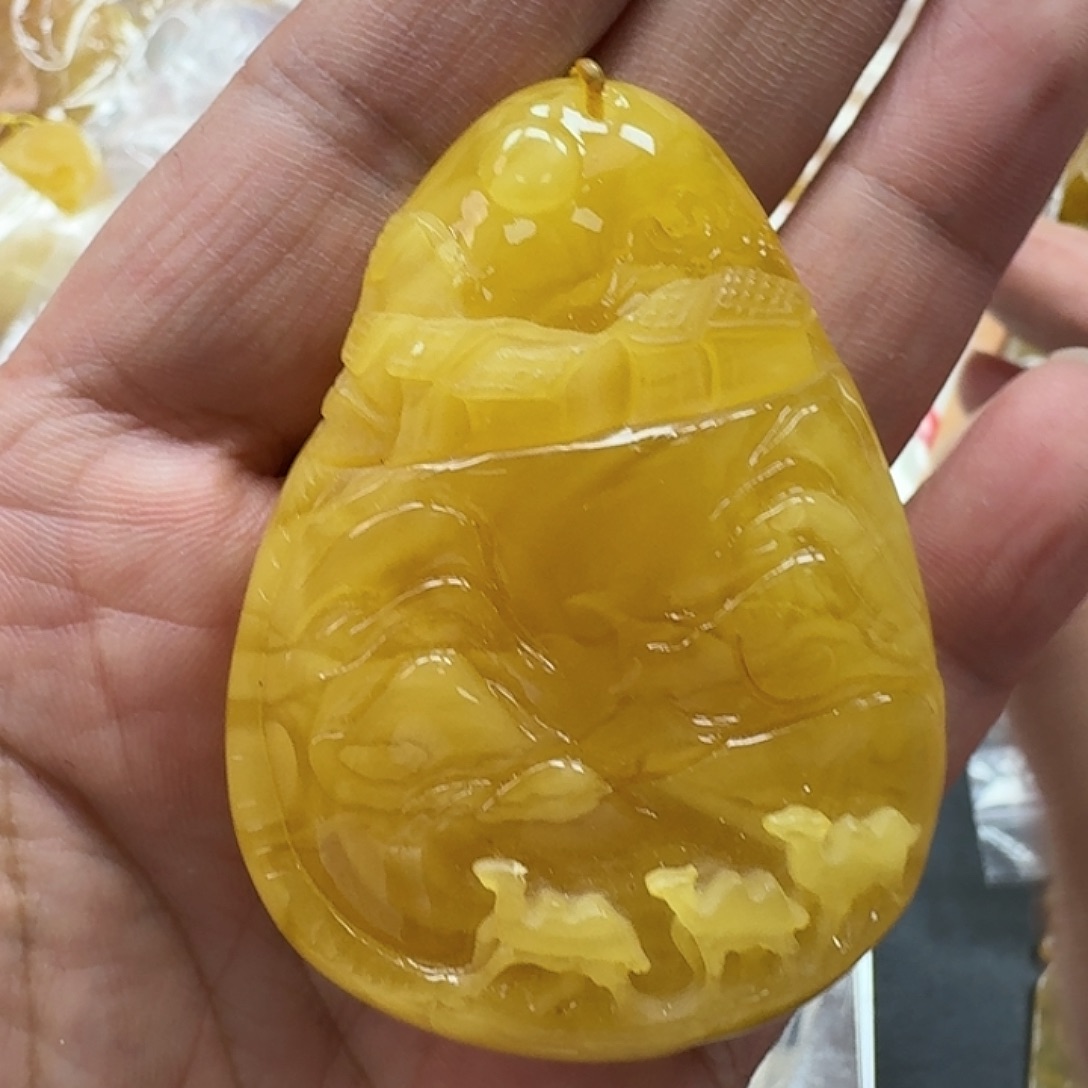 琥珀未镶嵌珠宝奇石196