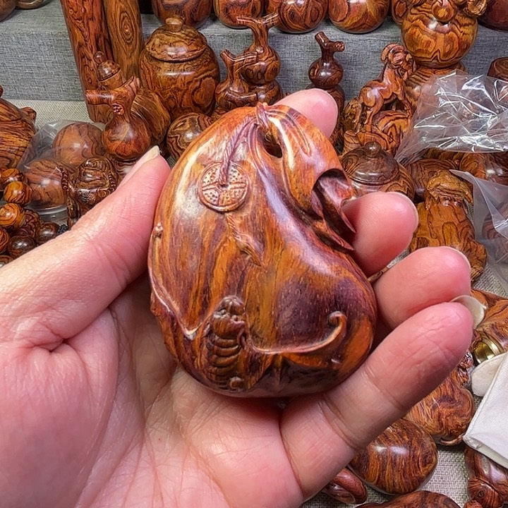 黄花梨/降香黄檀海南黄花梨油梨工艺品