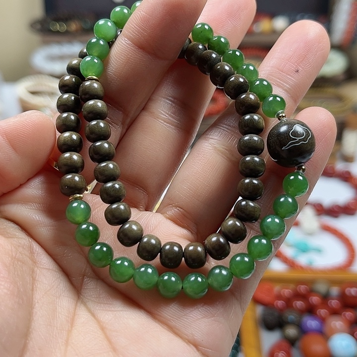 檀香木手串/手链阴沉老山檀香