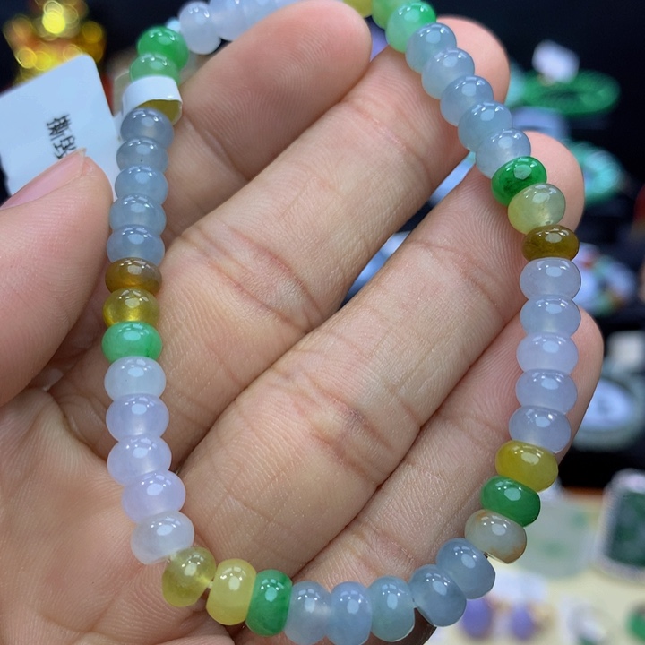 翡翠手链未镶嵌天*翡翠 6.1 
