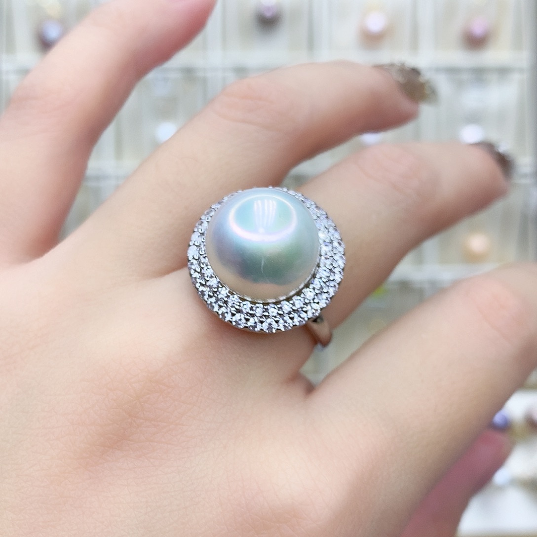 淡水珍珠颈饰合金