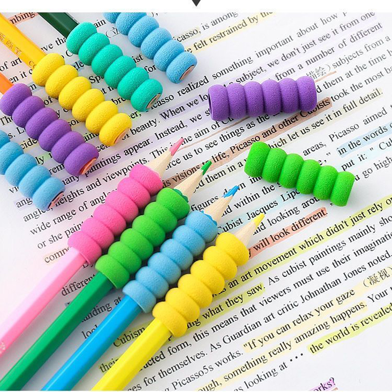 ins海绵握笔小学生铅笔保护套练字硬笔书法握笔姿势矫正学生党