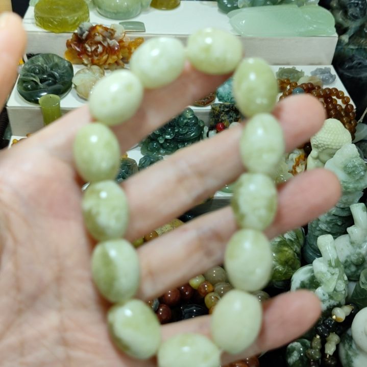 岫玉未镶嵌手串手串