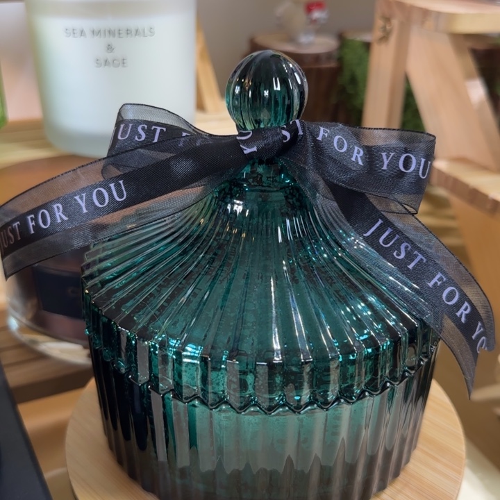 玻璃/陶瓷桧木香薰蜡烛