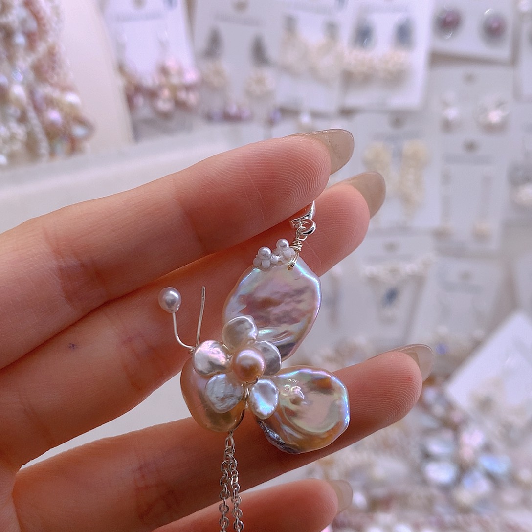 如***合淡水珍珠吊坠未镶嵌