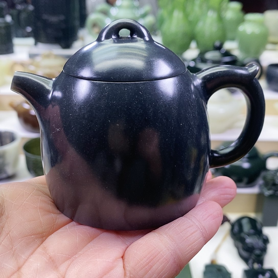 和田玉茶壶未镶嵌150ml