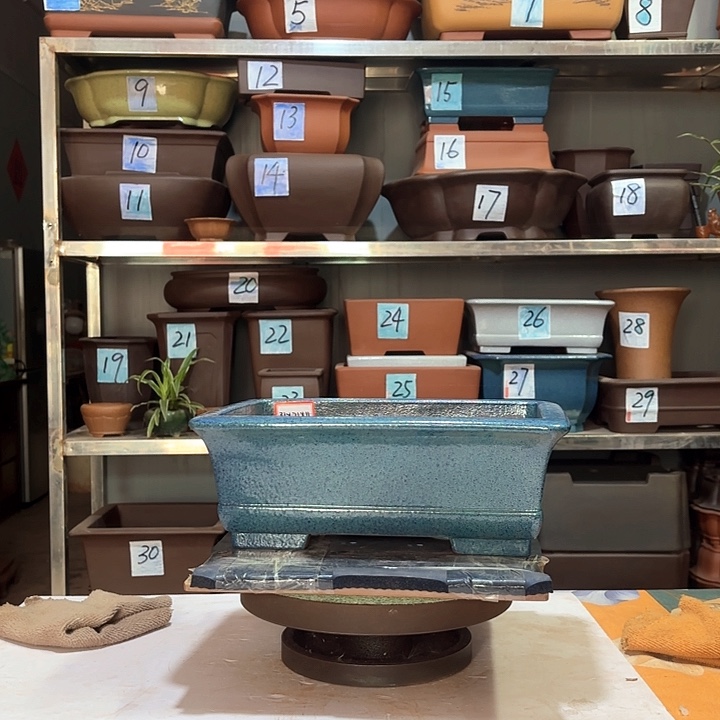 红陶宜兴紫砂花盆