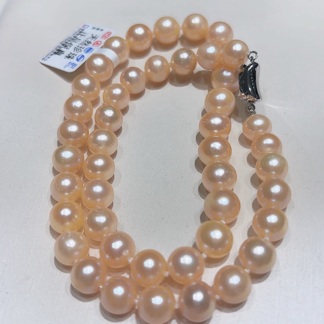 淡水珍珠未镶嵌颈饰8-10无核