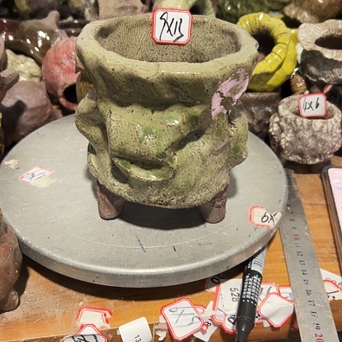 粗陶花盆制作就这样了，