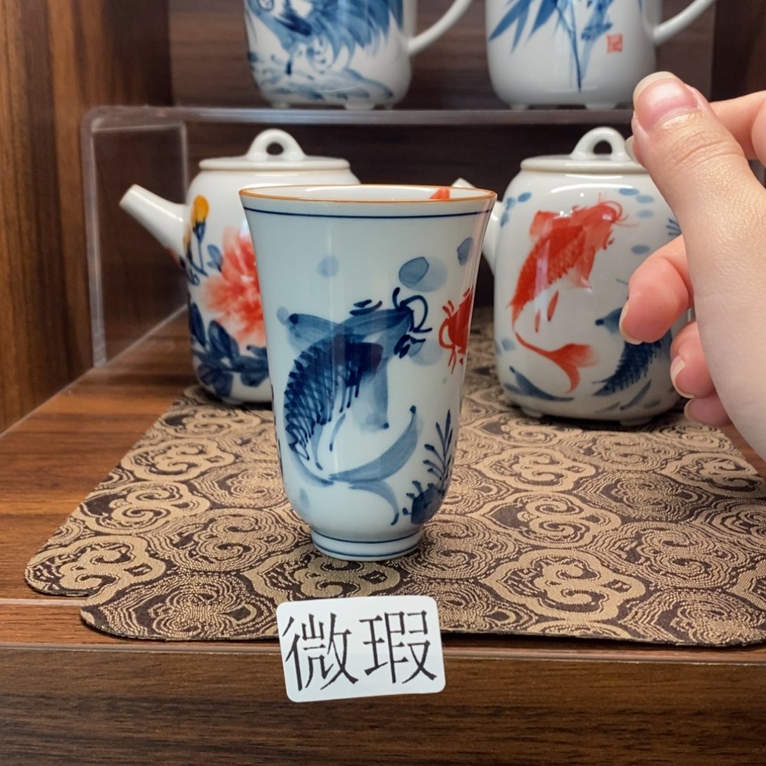 釉下彩手工绘制手工绘制