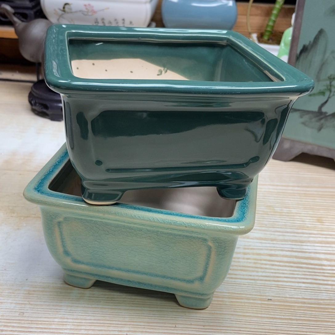 瓷片陶瓷花盆陶瓷艺术