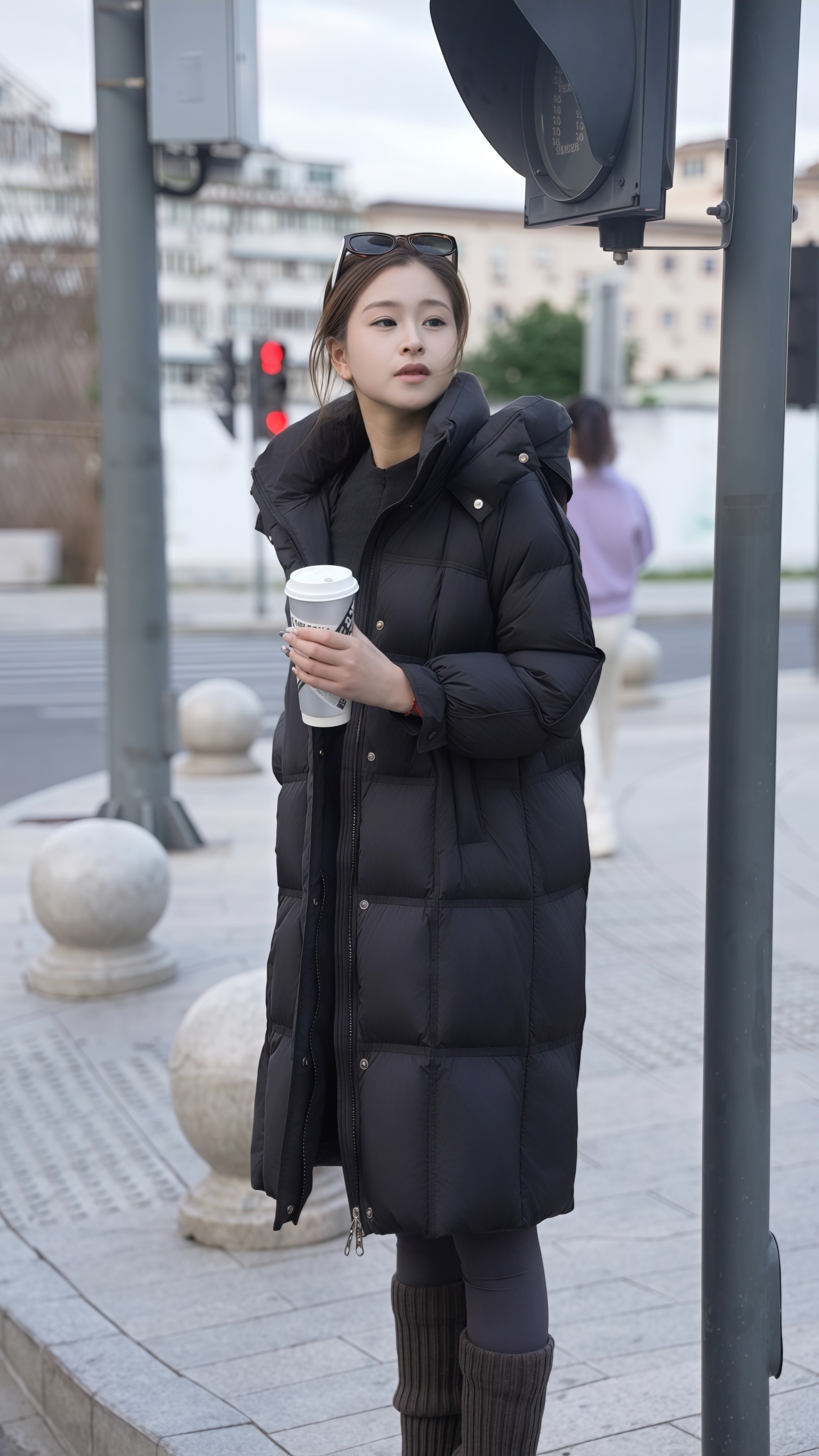 2025年新款羽绒服95白鸭绒休闲加绒加厚中长款连帽潮流保暖冬季