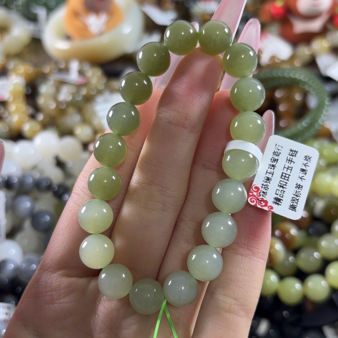 和田玉未镶嵌手链439