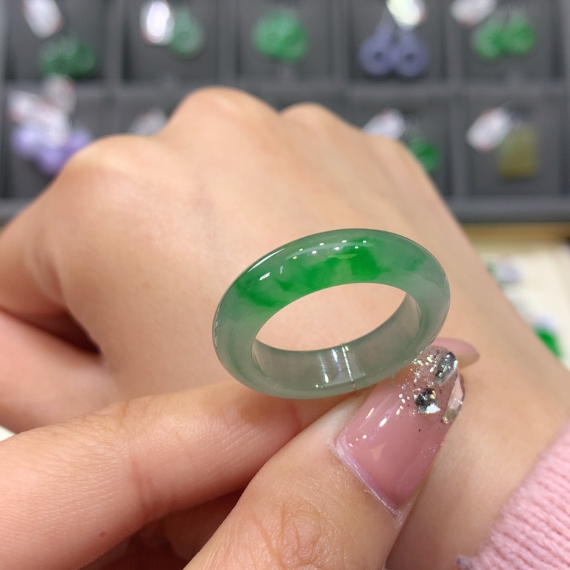 【闪购商品】翡翠戒指未镶嵌m*x翡翠