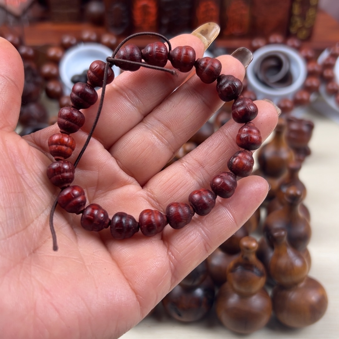 枣木雷击枣木手串