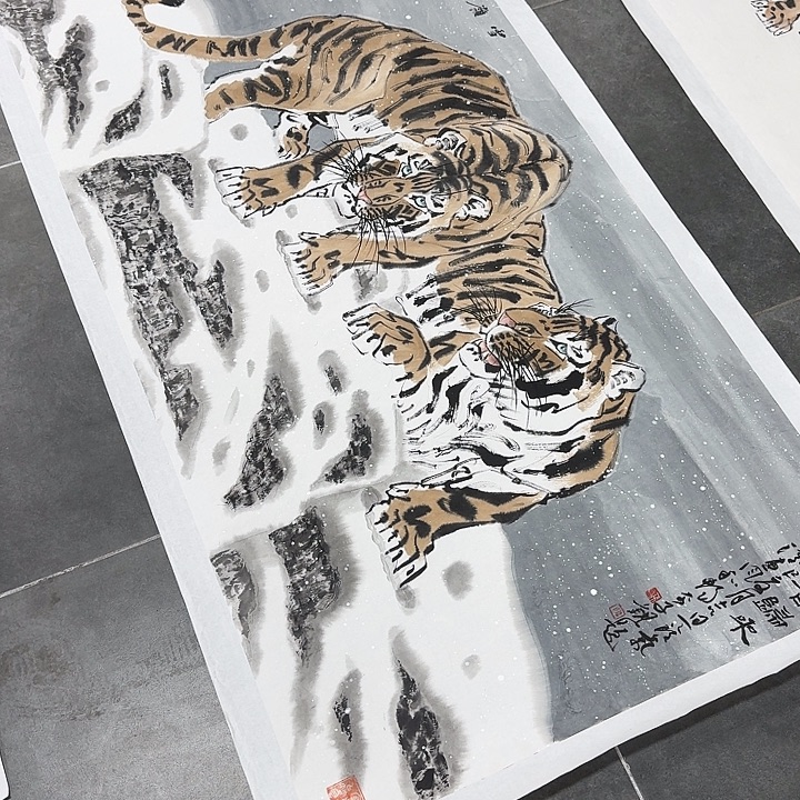 书法绘画作品多次参加全国