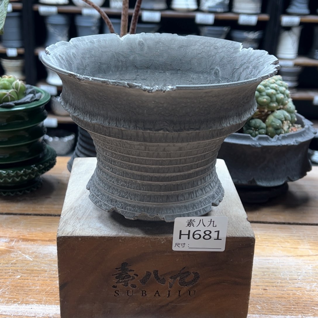 素八九陶瓷内口17高12.5