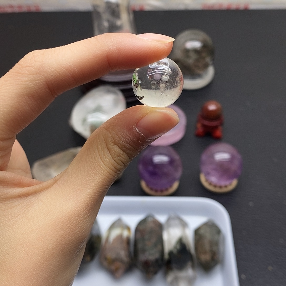 水晶珠宝半成品未镶嵌24水晶石