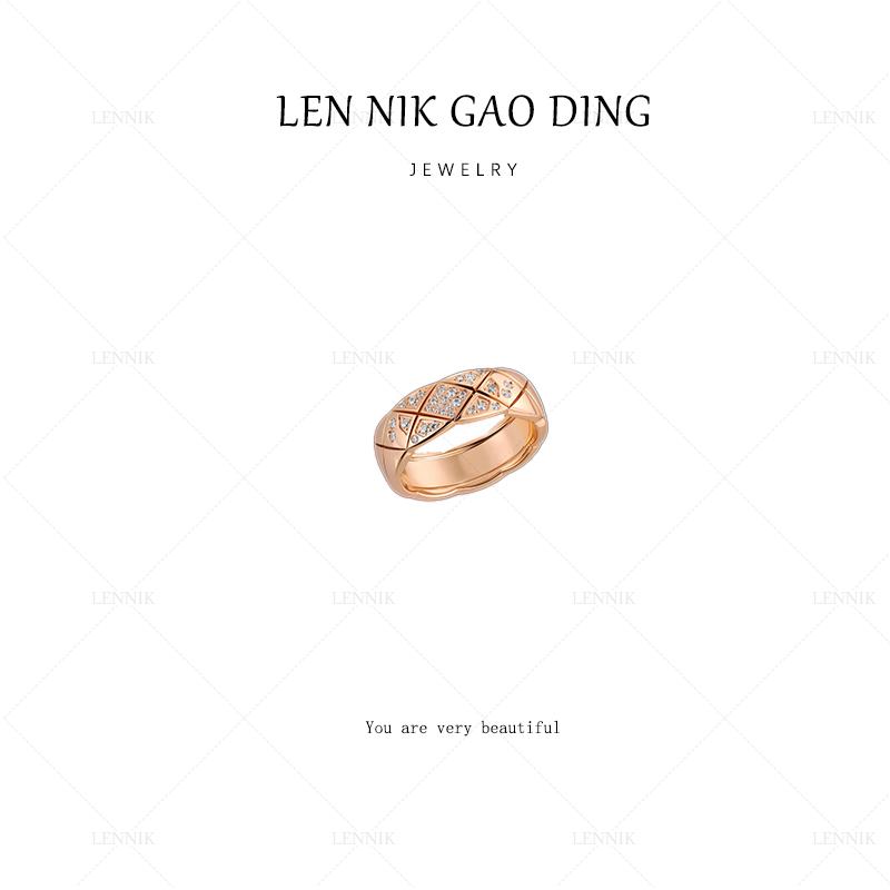 lennik/lennik  LN时尚菱格戒指