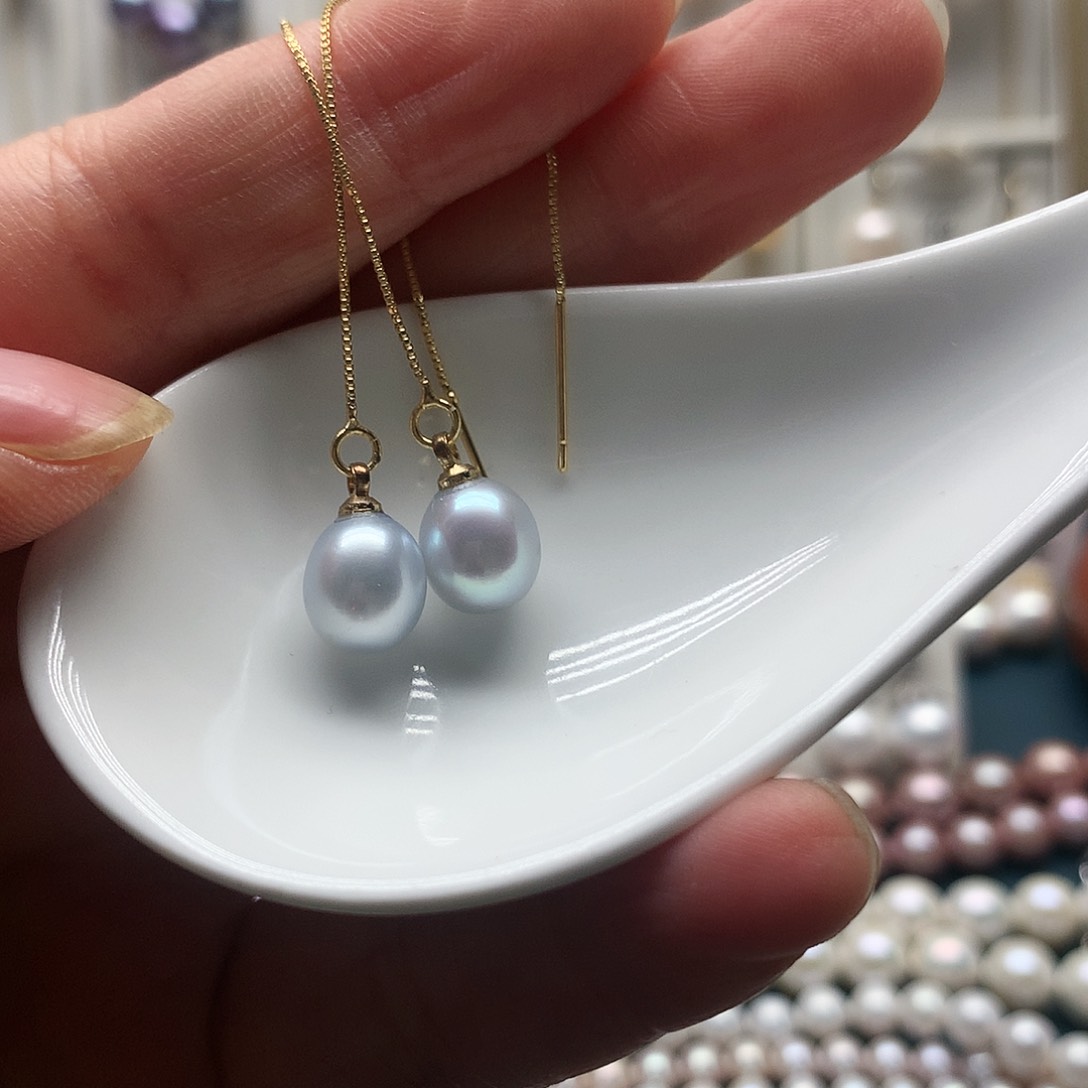 未镶嵌淡水珍珠耳饰